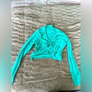 Fashion nova Crossover shirt turquoise